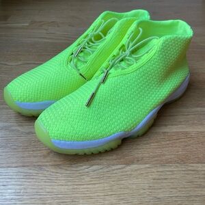Air Jordan Future Volt Neon Green Size 11.5 – Woven Retro Sneaker (2014)